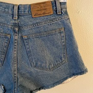 eddie bauer vintage denim shorts